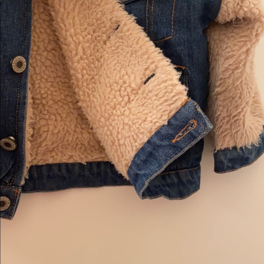 Denim/Wool Toddler Jacket